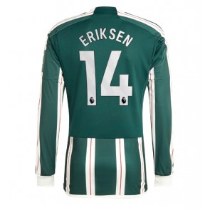 Manchester United Christian Eriksen #14 Gostujuci Dres 2023-24 Dugim Rukavima